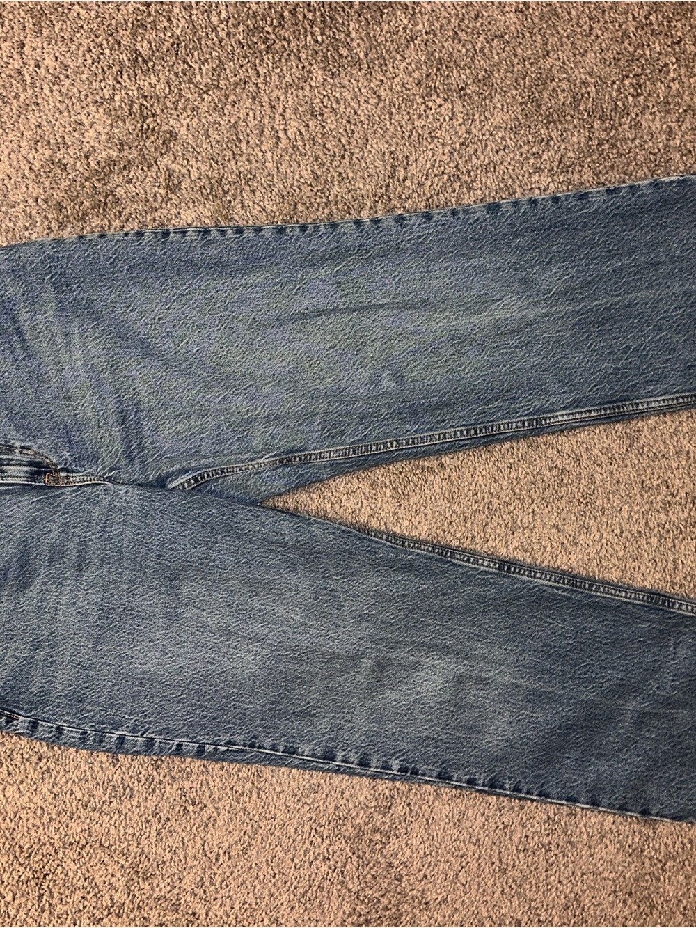 Abercrombie & Fitch The Loose women’s Jeans curve love in Medium Blue Wash